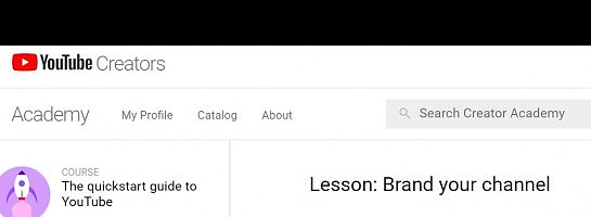 I Have Just Started The YouTube Training Academy