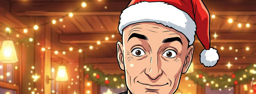 Merry Christmas from Image Studio's Manga Version of Me!