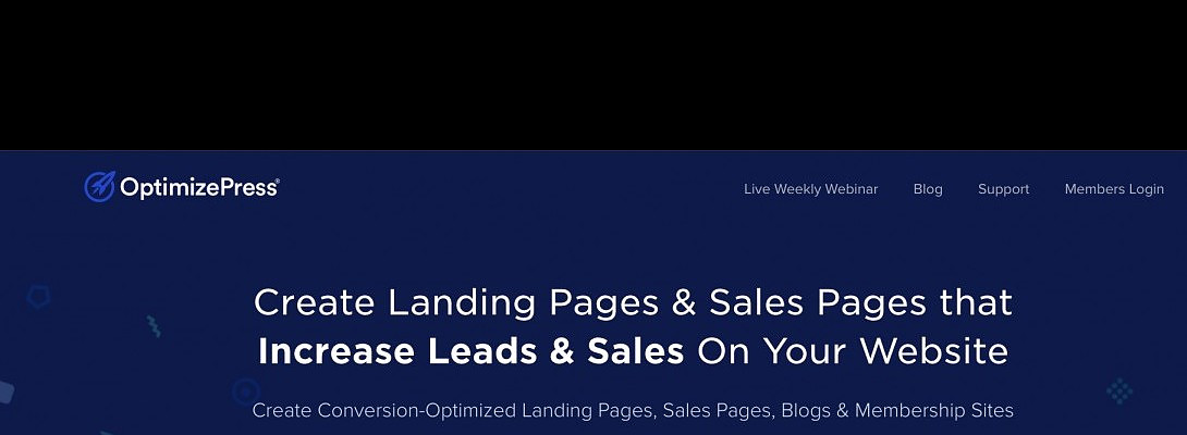 The OptimizePress Drag and Drop Builder.