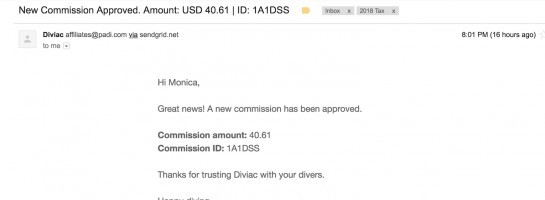 Yeeehaaa! My 3rd Sale On My Dive Site