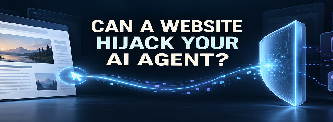 Can a Website Hijack Your AI Agent ?