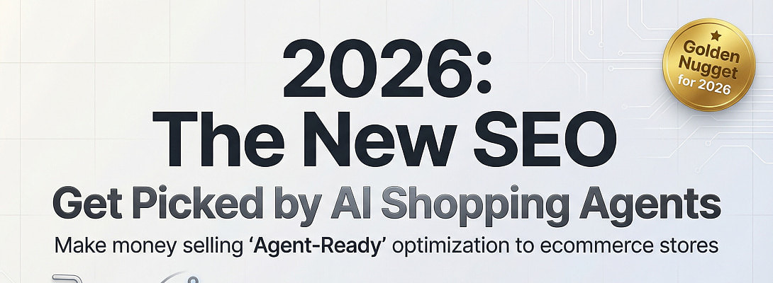 STOP DOING “SEO.” 2026 belongs to AI shopping agents (most marketers aren’t ready)