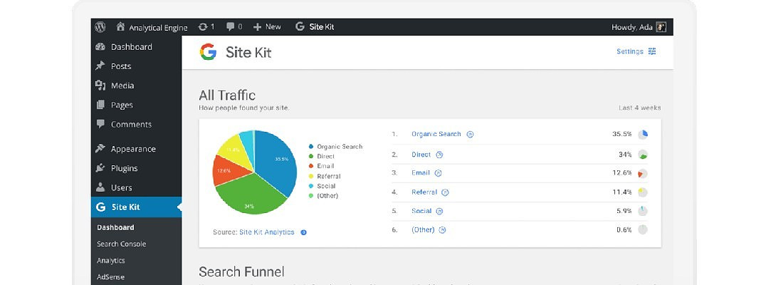 Google Site Kit for WordPress
