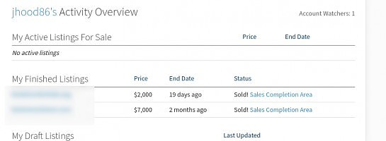 Just sold two sites for $9,000!