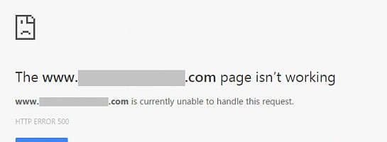 This Page Isn't Working?