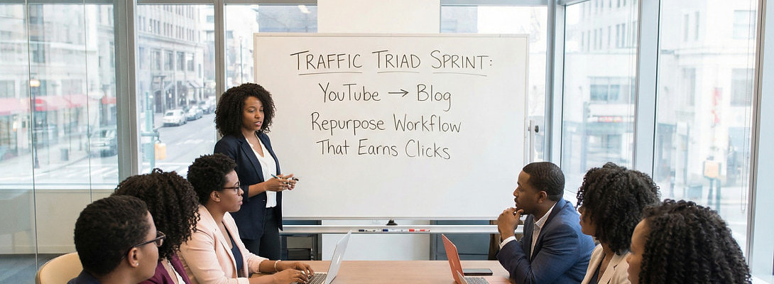 Traffic Triad Sprint: YouTube ? Blog Repurpose Workflow That Earns Clicks
