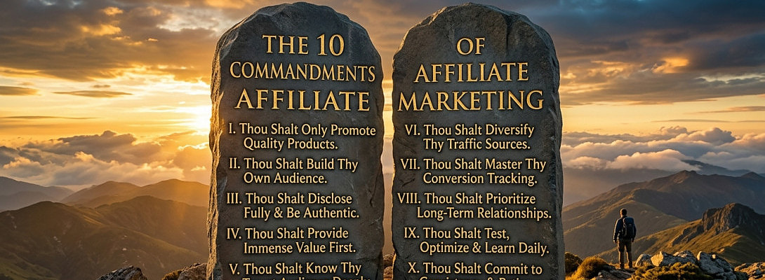 The 10 Commandments of Affiliate Marketing!