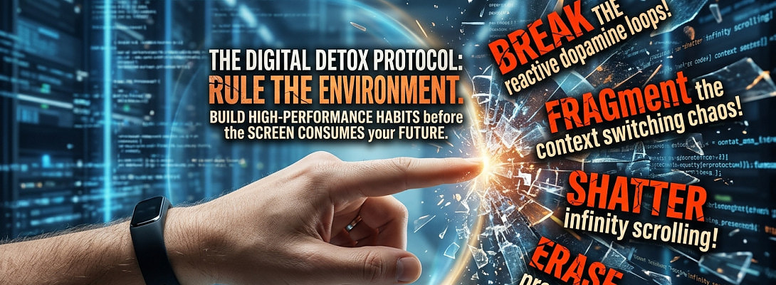 Digital Detox Protocol: How to Build High-Performance Habits Before the Screen Consumes Your Future
