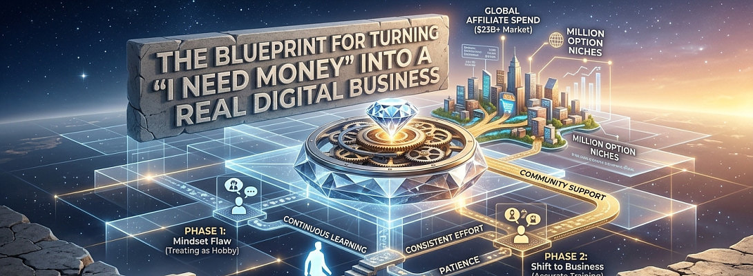 The Blueprint for Turning "I Need Money" into a Real Digital Business
