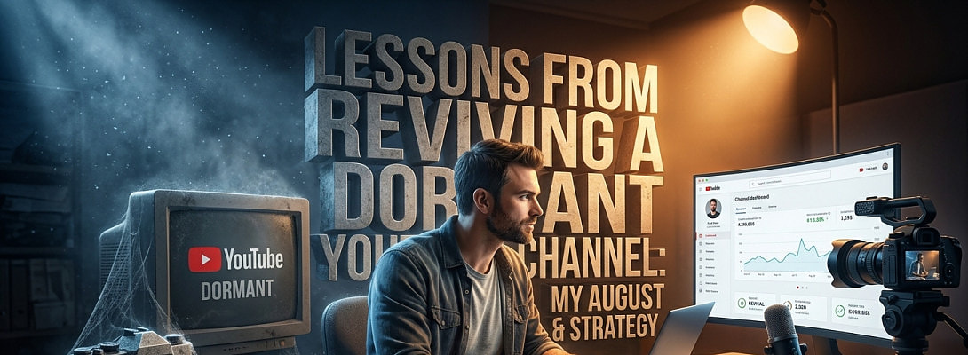 Lessons from Reviving a Dormant YouTube Channel: My August Stats