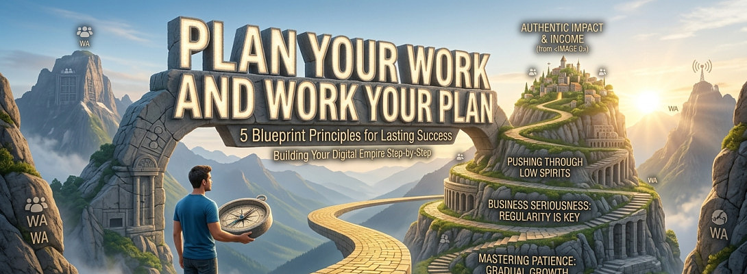 How to Plan Your Work and Work Your Plan: 5 Blueprint Principles for Lasting Success