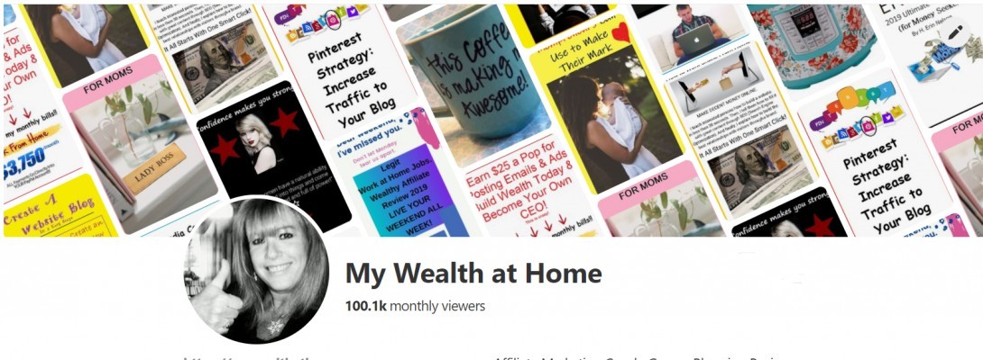 100.1K Monthly Viewers on Pinterest!