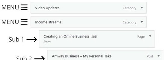 Creating a Tidy Menu