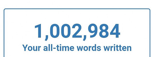 1 million words written on site content!