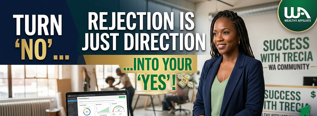 Rejection is just direction in disguise: why their "no" is funding your "yes