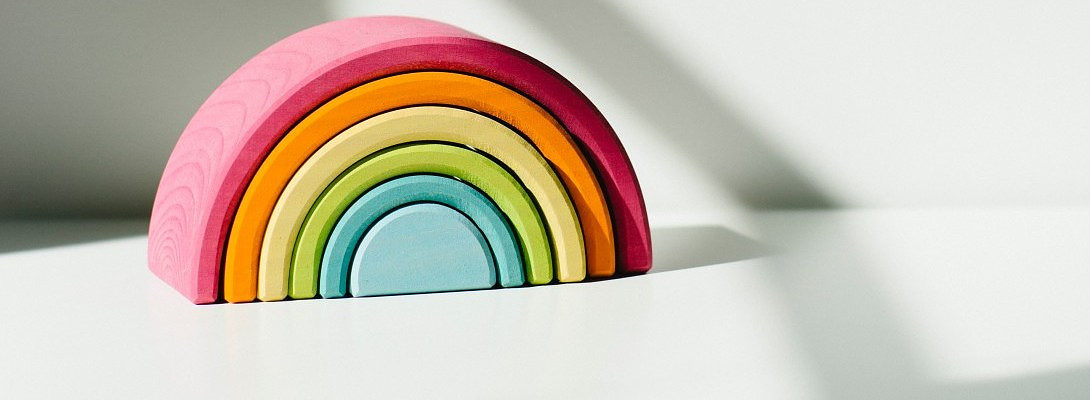 Rainbows shine upon me!