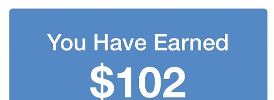 The first $ 100 a day!