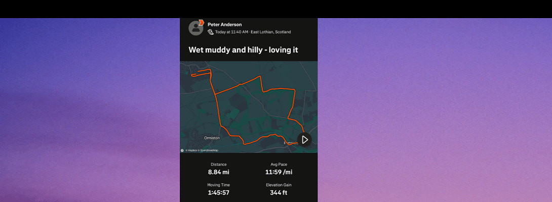 Sunday run - Pre Wealthy Affiliate site work