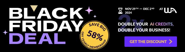 Wealthy Affiliate Black Friday Sale